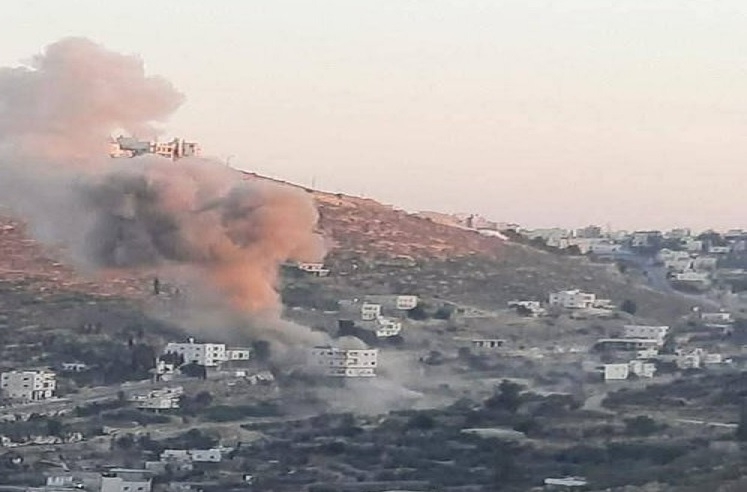 إصابة 3 أطفال فلسطينيين بسقوط صاروخ حوثي على الضفة الغربية