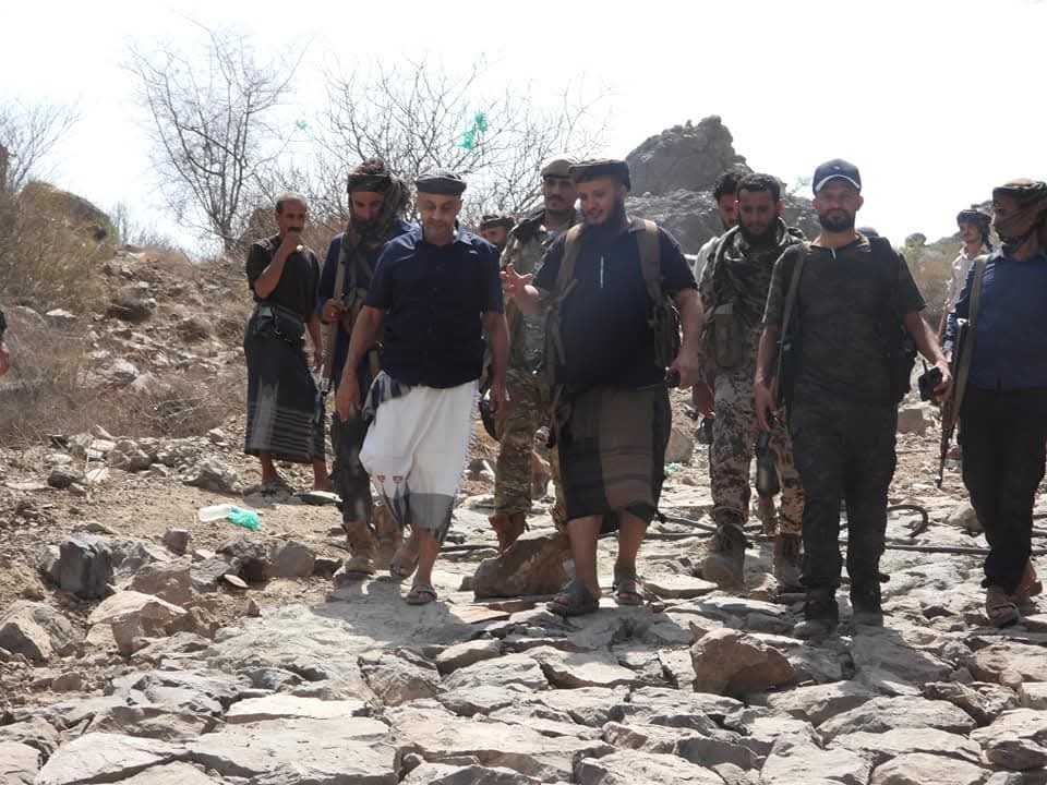 قيادة ألوية المغاوير في الساحل الغربي تزور اللواء الثاني مغاوير بالضالع