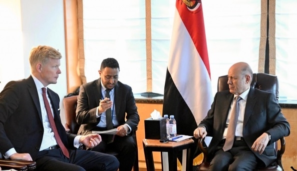 العليمي : مليشيا الحوثي خططت لاغتيال المبعوث الاممي داخل المناطق المحررة
