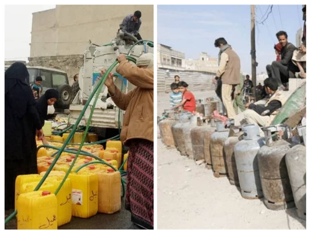 بين الحوثي والإخوان.. تعز تغرق في أزمات المياه والغاز