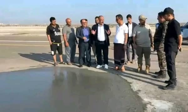 استئناف نشاط مطار عدن الدولي عقب توقفه جراء قصف حوثي